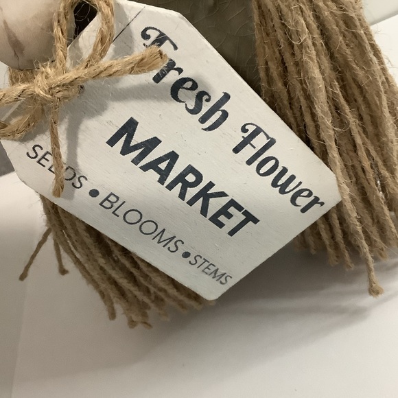 FARMHOUSE Rustic WOODEN BEAD GARLAND Flower Market - Picture 2 of 5